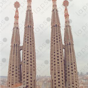 Ornate chandeliers of the Sagrada Familia Cathedral 1