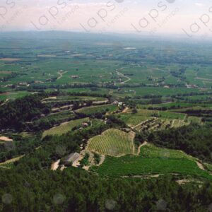 Panoramic valley near Dentelles de Montmirail 1