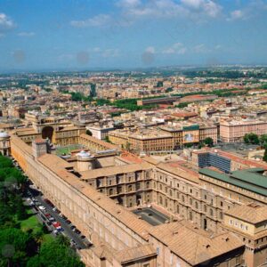 Panoramic view of rome city