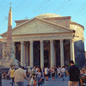 Pantheon exterior people Rome