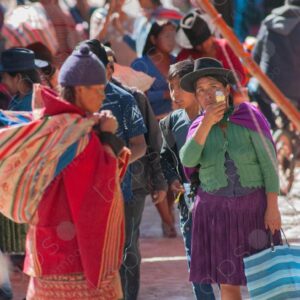 People at Tarabuco Market Bolivia