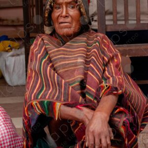 Portrait of Elderly Man in Traditional Tarabuco Attire 1