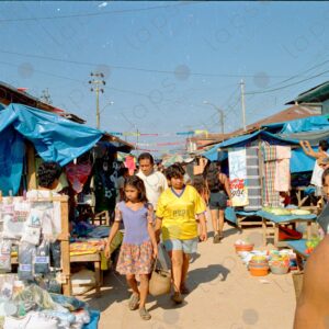 Requena Market with pedestrians 2
