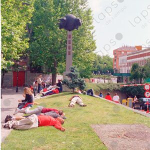 San Fermín Square sleeps drunk, Pamplona 1
