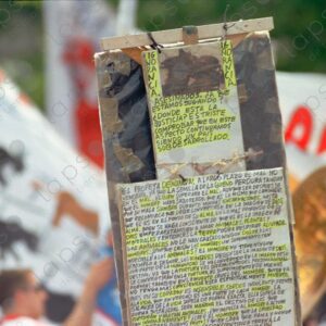 San Fermín, bullfighting poster, crowds, Pamplona
