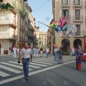 San Fermín, people in the city of Pamplona
