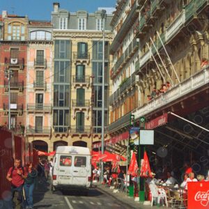 San Fermín, people wandering around Pamplona 4