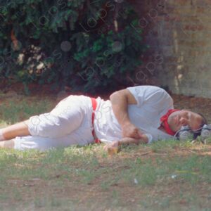 San Fermín, sleeping drunk, Pamplona 1