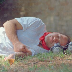 San Fermín, sleeping drunk, Pamplona 2