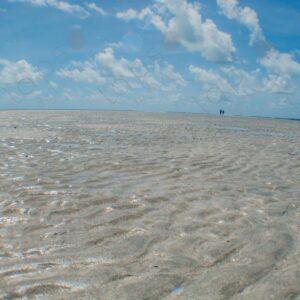 Sand exposed at low tide 3
