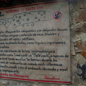 Sign Serrania de Santa Ana
