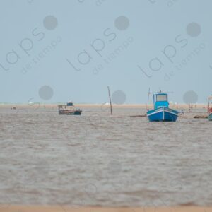 mall fishing boats in the sea and river