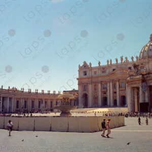 St. Peter's Square, under repair, Rome, Vatican