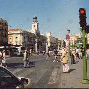 Streets in the center of Madrid