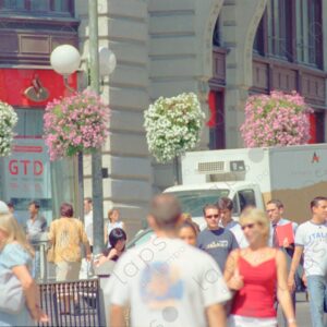 Streets with begonias, Madrid