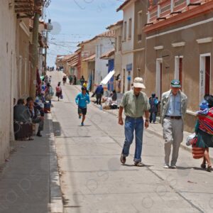 Tarabuco paved street