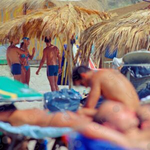 Torvaianica people, relax, summer, Italy