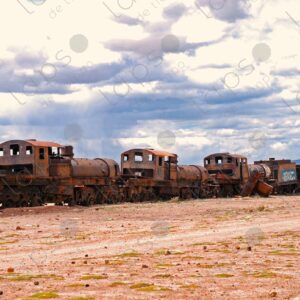 Train Cemetery Landscape