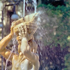 Triton Fountain detail Piazza Barberini Rome Italia 1