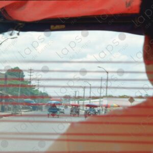 View from the passenger seat in the motocar 2