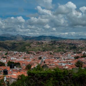 View of Sucre City from La Recoleta Viewpoint 2