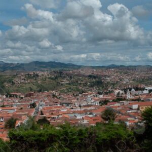 View of Sucre City from La Recoleta Viewpoint 3