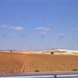 View of the southern Spanish countryside from the train