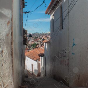White Houses Narrow passage La Recoleta Sucre 1