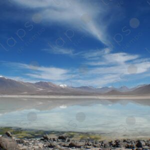 White Lagoon in the Bolivian Highlands