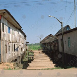Wooden buildings in Requena