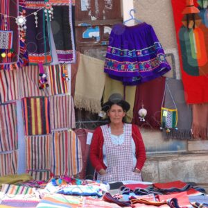 Indigenous woman in her sales position 3