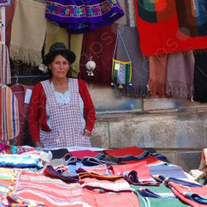 Indigenous woman in her sales position 4