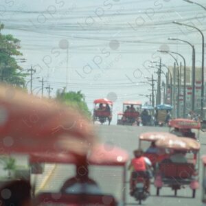 Traffic on the streets of Iquitos 4