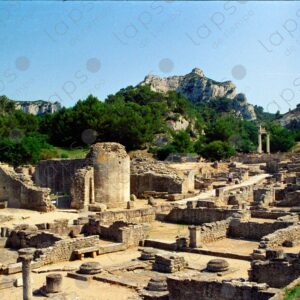 Landscape of the ruins of Saint Remy Glanum 2