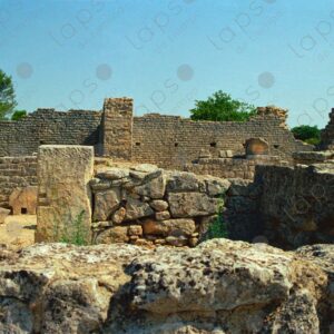 Landscaped stone walls of Saint Remy Glanum