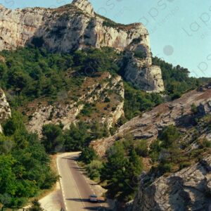 Mountainous landscape on the way to Saint Remy Glanum