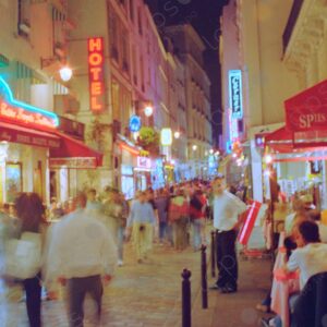 Night on the streets of Paris 1