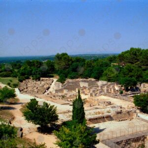 Panoramic view of the ruins of Saint Remy Glanum 1