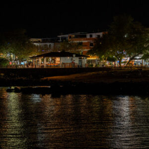 night on san cristobal island boats