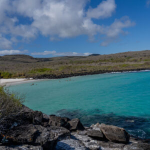 turquoise sea puerto chino galapagos 2