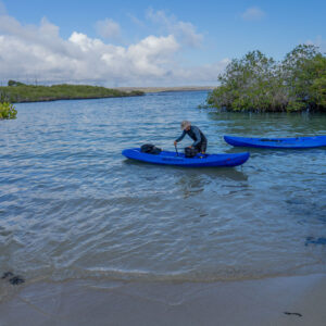 two kayaks on turquoise sea 3