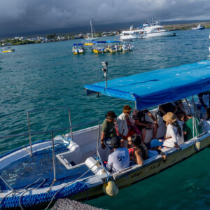 view from water taxi dock santa cruz galapagos 2