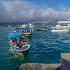 view from water taxi dock santa cruz galapagos 5
