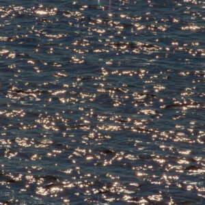 detail of sunlight glinting on the river