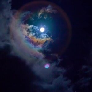 moon and clouds — timelapse
