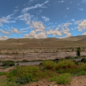 valley in llanos de challe national park — timelapse